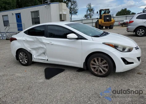 2016 Hyundai Elantra Se из США, поврежденный, VIN 5NPDH4AE2GH710090